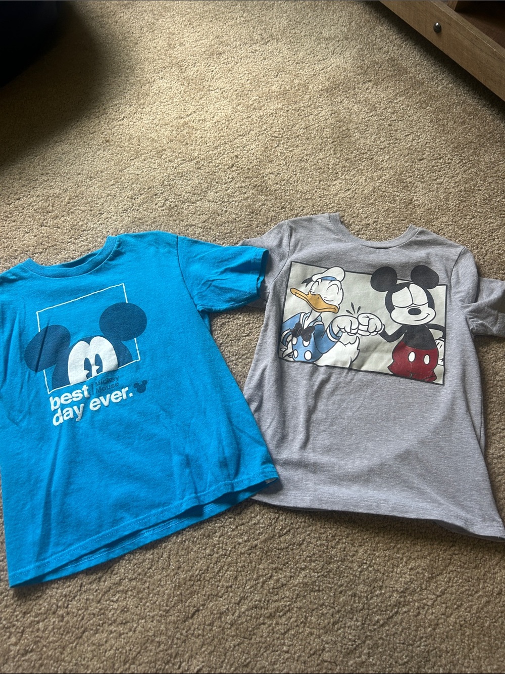 Disney Kids' Short Sleeve Tees - Blue & Gray